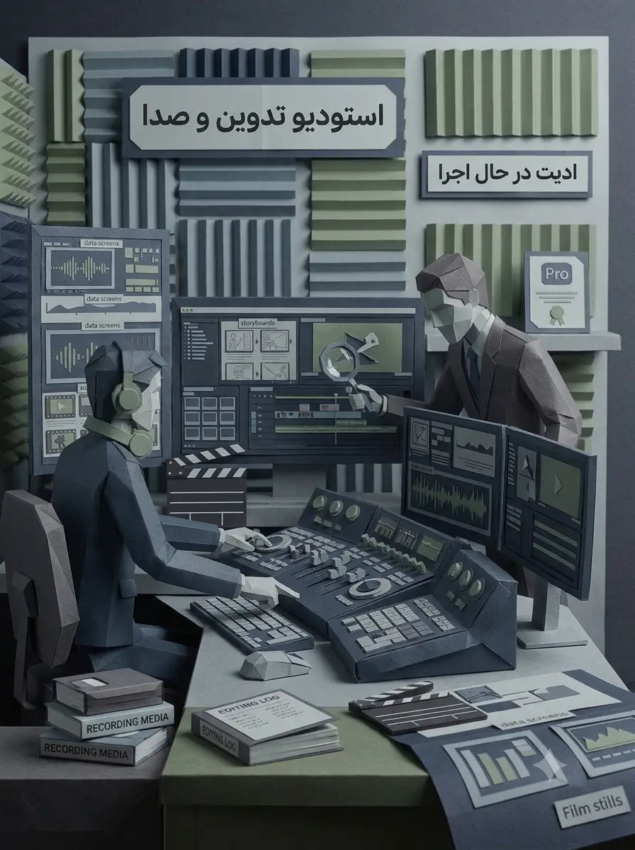 ۶. تدوین، اصلاح رنگ و صداگذاری